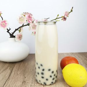  500ml Plastic Container Bottles With Flower Bottom Plastic PET Containers Manufactures