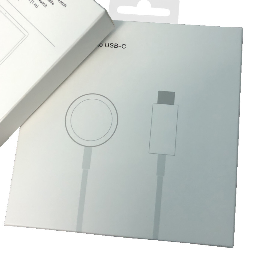 Type C Qi Magnetic Wireless Charger Cable 1m 10W For Watch Series 1 2 3 4 5 6