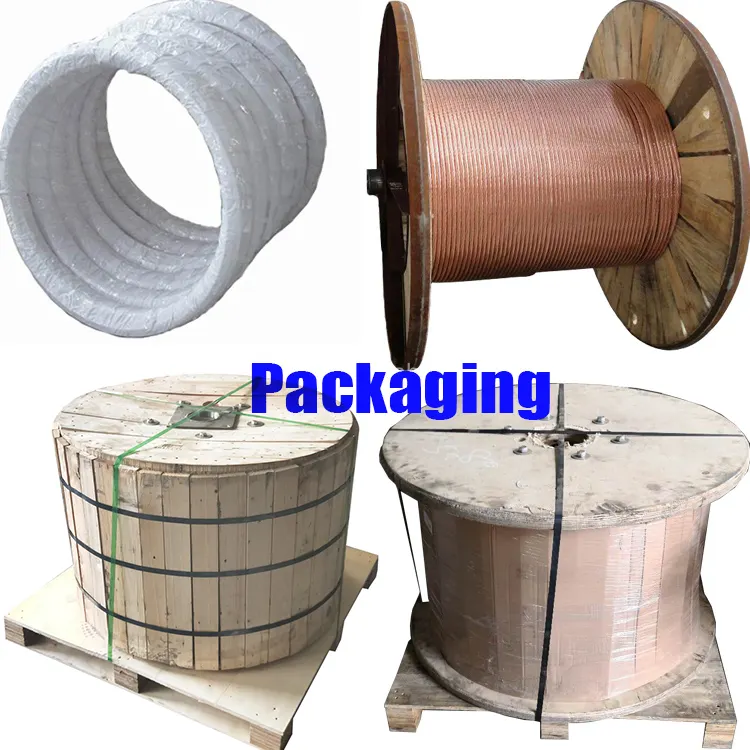 Bright Surface Solid Bare Copper Wire 0.1 Mm 0.35mm 0.45mm 0.55mm 0.65mm