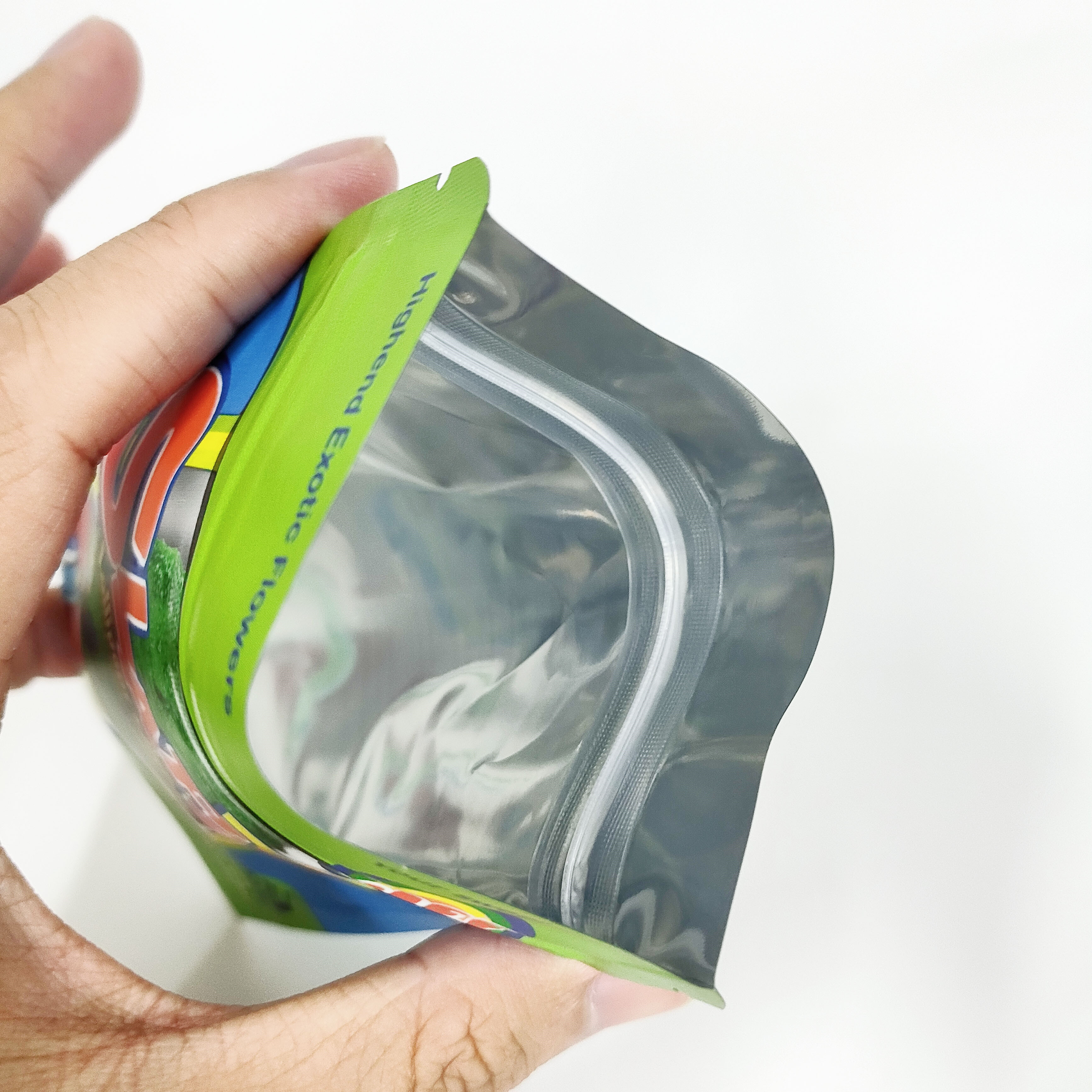 LDPE 3.5g Smell Proof Mylar Bags Zip Lock Mylar Pouch For Food