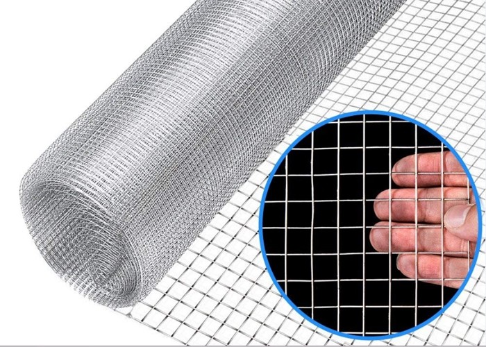 2X2 Mesh Welded Hardware Cloth Weatherproof Electro Galvanized