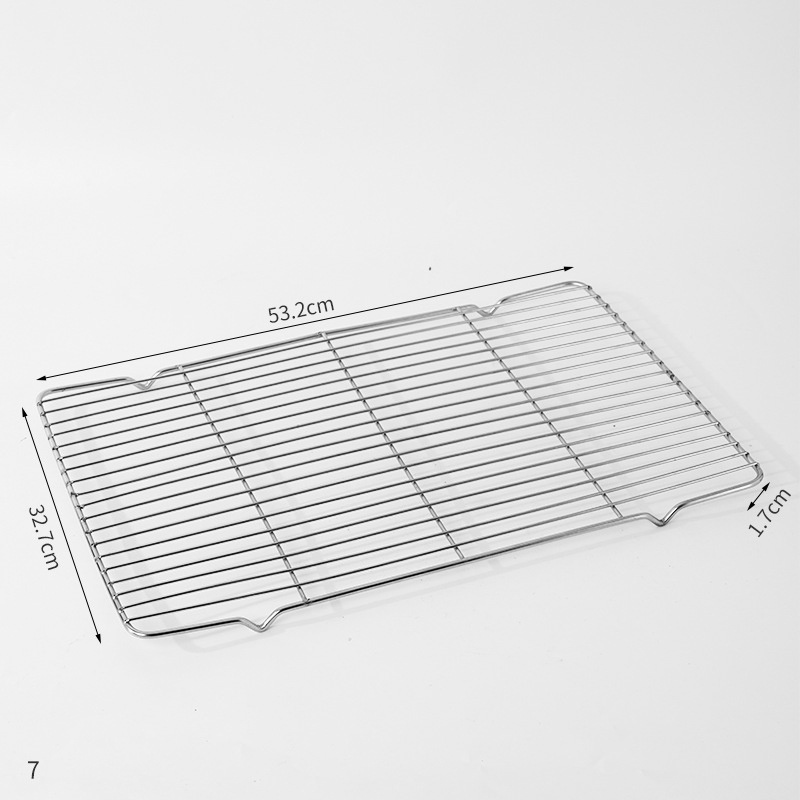 Durable Food Grade Non-Stick Stainless Steel Baking Net Mesh Pan Tray Rack Mesh