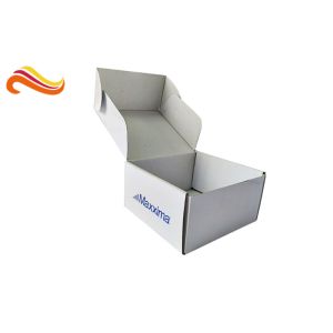 Custom Logo Printing Corrugated Paper Box With Matt Lamination Surface Process