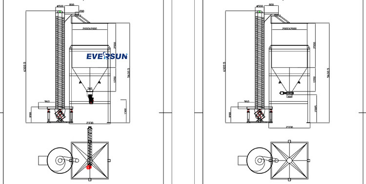CWC Auger Screw Conveyor Vertical Vibratory Spiral Elevator