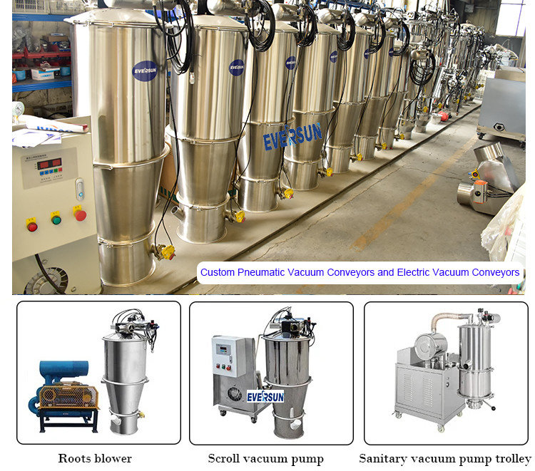 50 - 6000kg/H Compact Pneumatic Feeding System Hopper Loader For Pharmaceutical