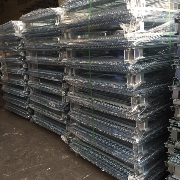 50x50 Wire Mesh Container without Castors for Raw Material Storage 