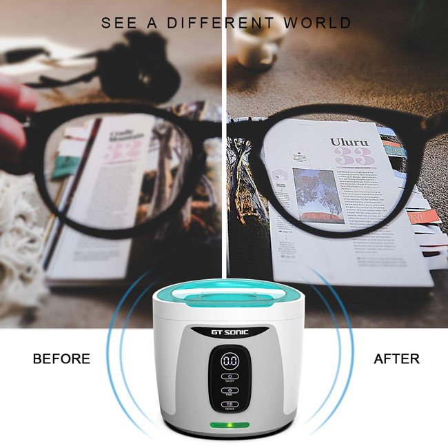 750ml Volume Industrial Ultrasonic Parts Cleaner Sterilizer Machine 0-8 Min Timer