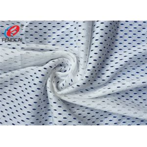 China White Dry - Quick Polyester Sprots Mesh Fabric Warp Knitted Lining Fabric on sale