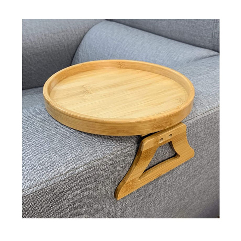 Sofa Table for Wide Couches. Couch Arm Tray Table, Portable Table, TV Table and Side Tables for Small Spaces. Stable Sofa Arm Ta