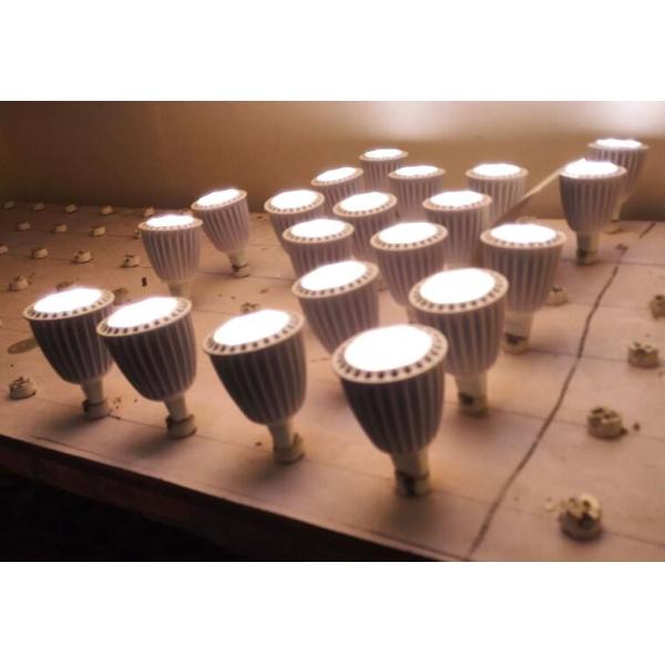 12v 7 Watts Led Spot Bulbs Smd3030 Mr16 Dimmable With White Aluminum Housing