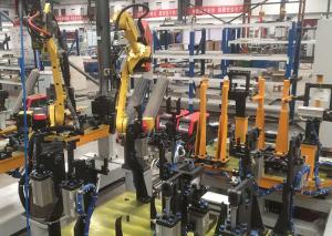  Welding Robotic Buckets Clean Palletizer System For Loading And Unloading Manufactures