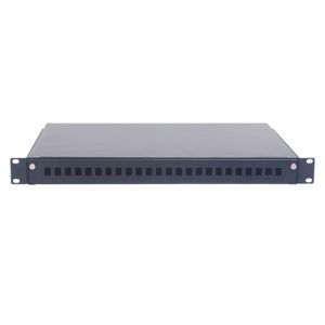 China 1U 24 Ports SC ODF Optical Rack Fiber Patch Panel 19 Inch Pull-out Type on sale