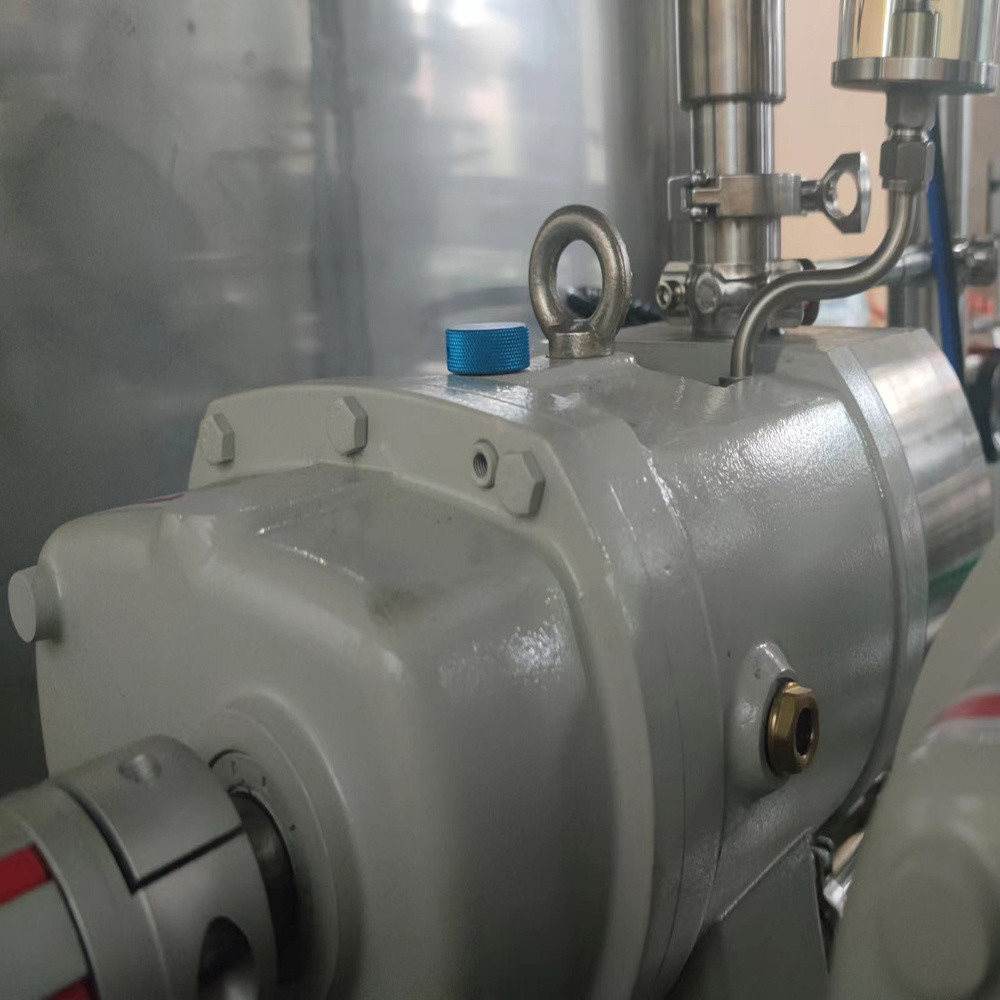 Automatic Single Nozzle Lobe Pump Mixing And Heating Jar Cream Cheese Filler Machine With Hopper