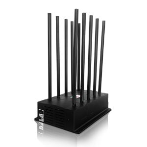 200-400 Square Meters Jamming Range 10 Channel Desktop 100W RF 5G Jammer WiFi