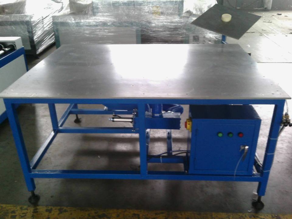 Double Glass Making Horizontal Glass Cover Table