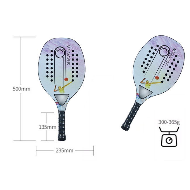 Custom Tennis Paddle EVA 15 Customized Logo Paddle Tennis Rackets