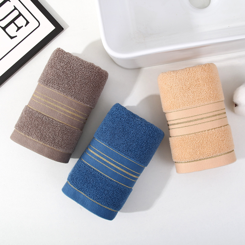 Soft and Absorbent Dark Golden Silk Towel Ideal for Home Quick-Dry Bath Head Towel