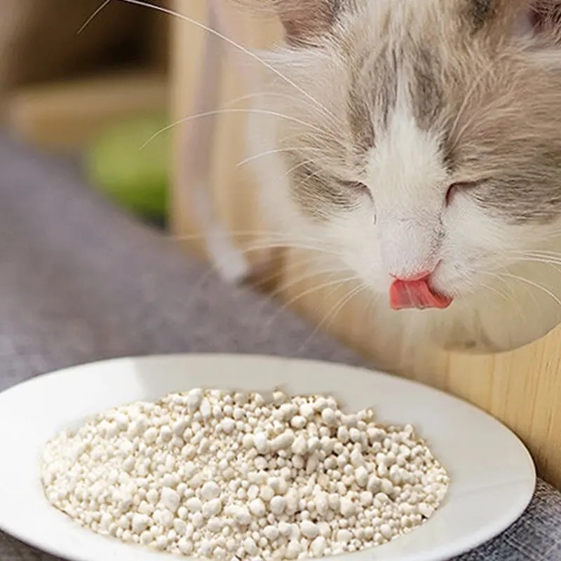 OEM Cassava Cat Litter Eco Friendly Highly Adsorbent Flushable Kitty Litter