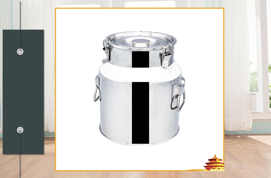 14L Insulated Sanitary Small Stainless Steel Milk Cans Healthy Safe