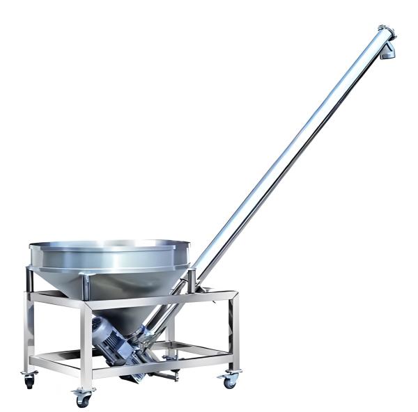 Multi-purpose Stainless Steel Spiral Conveyor Feeder For Food Powder Salt Powder