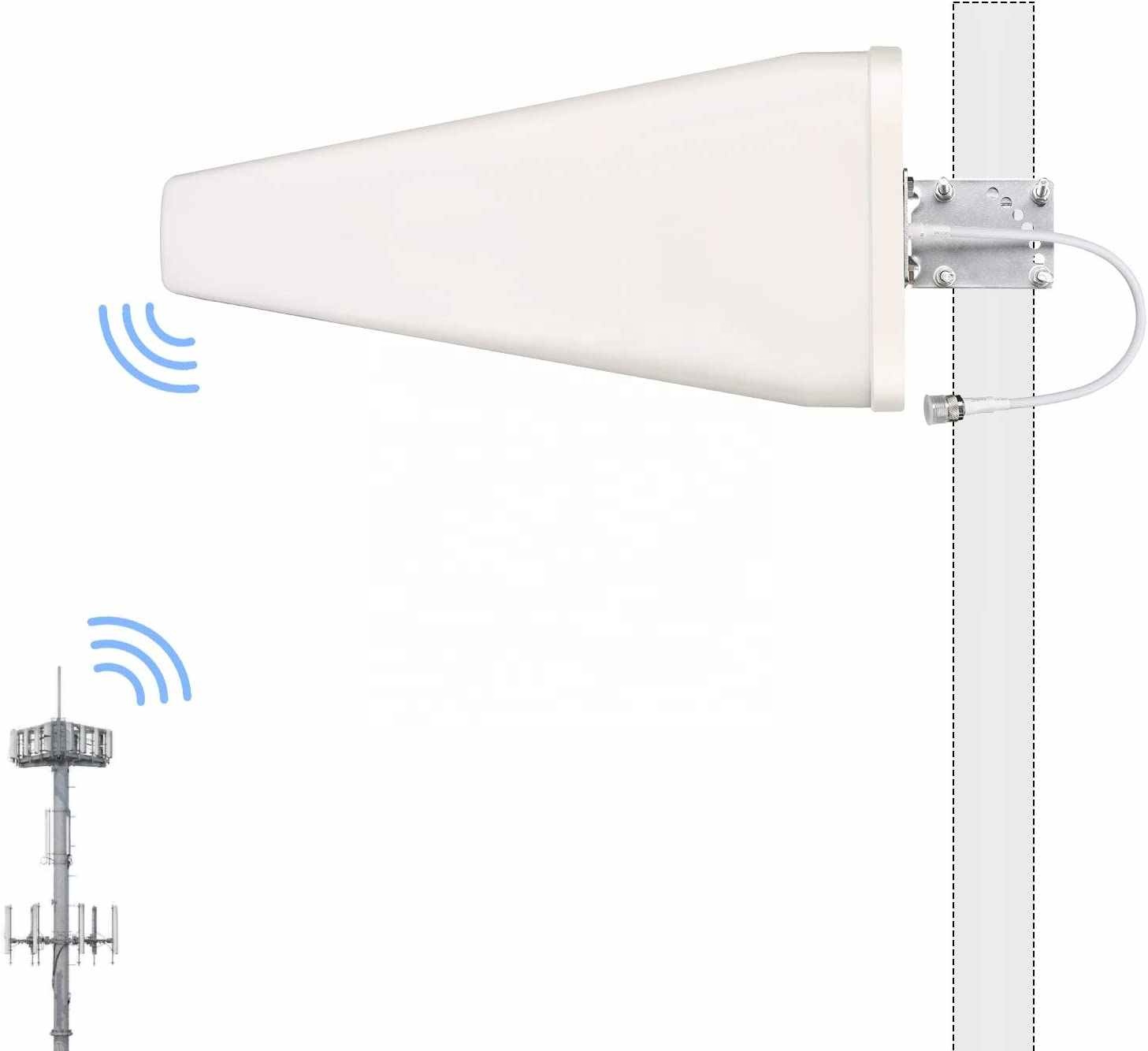50Ω Input Impedance 12dbi LPDA Antenna for Outdoor Wireless WiFi N Female Connector