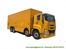 ISUZU Emergency Mobile Generator Truck GIGA 460HP 12 wheels 500KVA -1000kw
