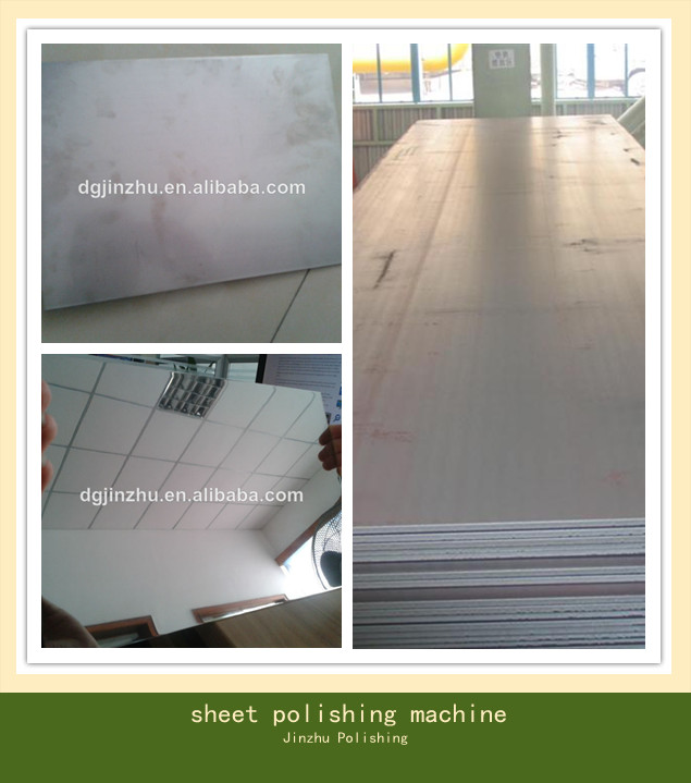 Hardware Panels Floor Drains Sheet Metal Polishing Machine 7.5kw