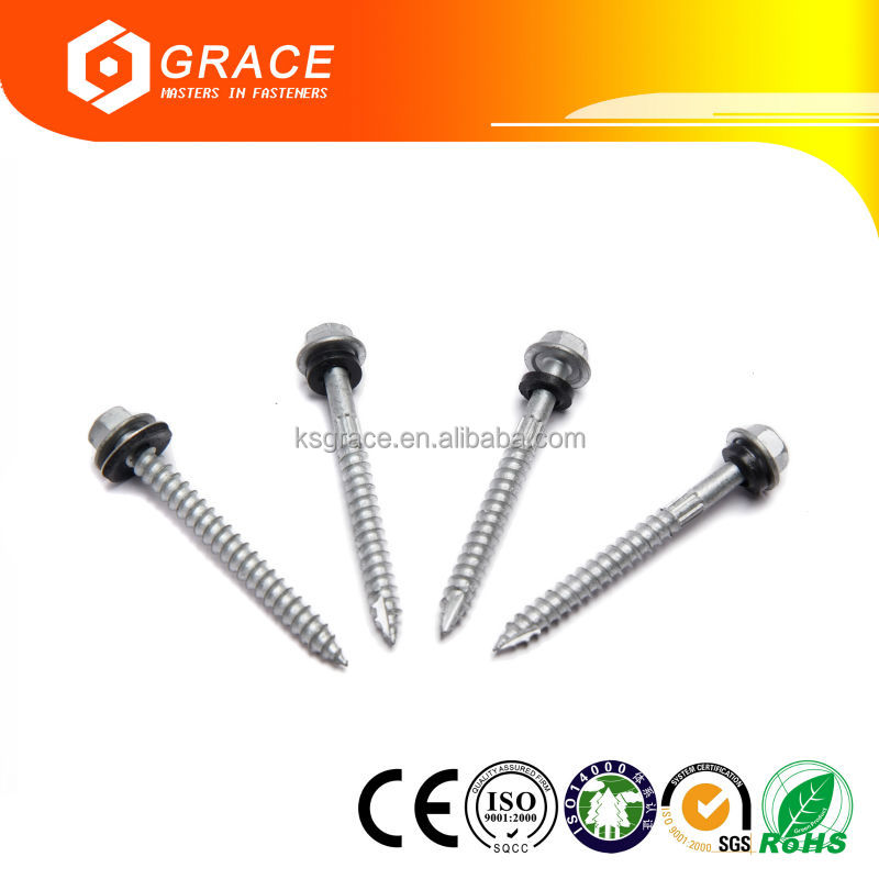 Hexagon Flange Head Tapping Screws Hex Flange Head Tapping Screws With Washer