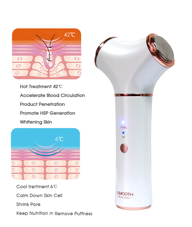 Tightening Pores And Shrinking Home Rf Facial Cleansing Device For Skin Rejuvenation And Acne Rf Beauty Device