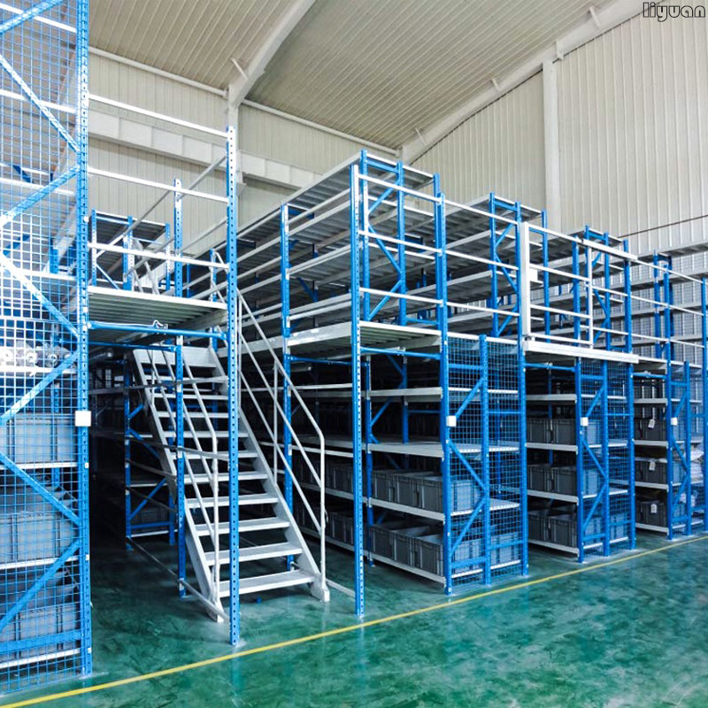 Metal Industrial Mezzanine Systems Multi Layers Shelving Max Load 1000kgs