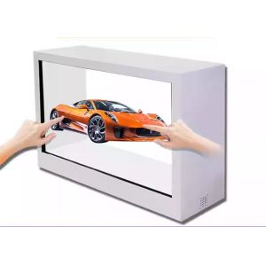 HD 4K 3D Holographic Display Box Transparent Touch Screen Hologram Pyramid Display