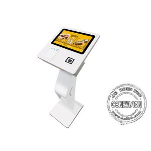 15.6" Digital Signage Self Service Bill Payment Kiosk Floor Stand Touch Screen