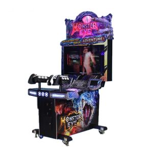 42" LCD Coin Pull Shooting Arcade Machine With Seat