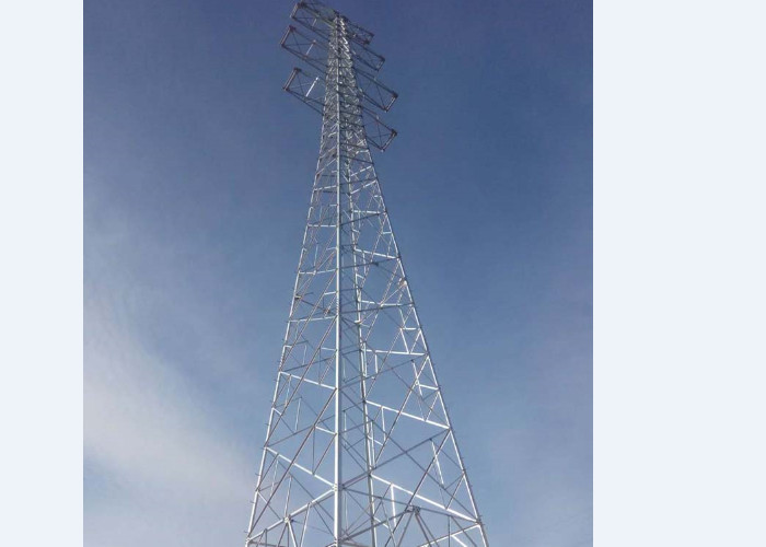  Four Legged Power Transmission Line Tower Square Steel Structure Tower Manufactures
