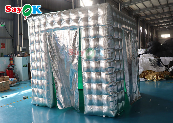 Outdoor Nightclub Inflatable Light Party Cube Tent Photo Booth Advertising Custom