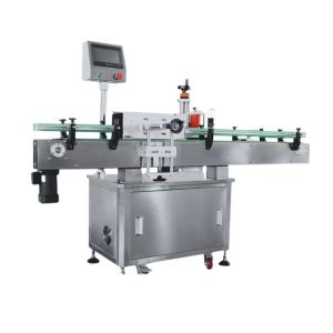 Automatic sticker bottle labeling machine bottle label applicator for plastic