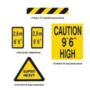 Container Marking Stickers Decal Logo PVC Material Customized