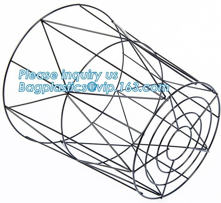 Wooden top metal wire coffee table design, customized design size wire coffee side tables, Black iron base and transpare
