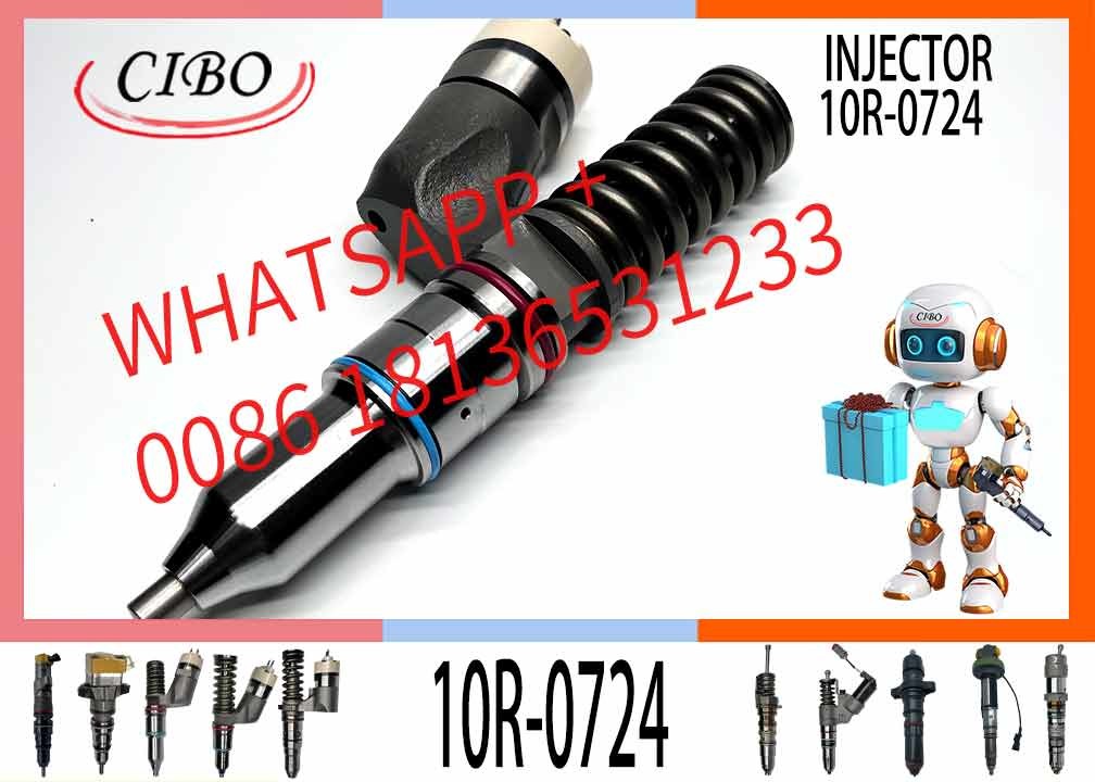 Common rail injector fuel injector 253-0616 253-0618 291-5911 10R-0724 for C15 C18 Excavator C27 C32 3406E