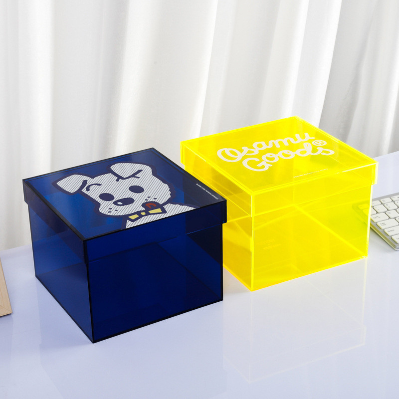 PMMA Brush Box Acrylic Pen Box For Home Decor And Commercial Promotion