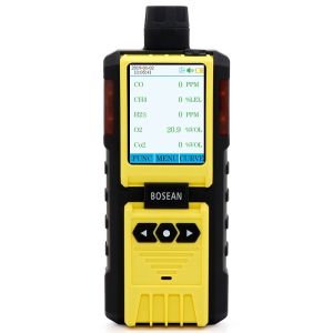 China 5 In 1 O2 EX CO PH3 2000ppm Multi Gas Detector on sale