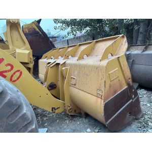 Second Hand Front Loader Real Caterpillar Cat966h Wheel Loader Payloader