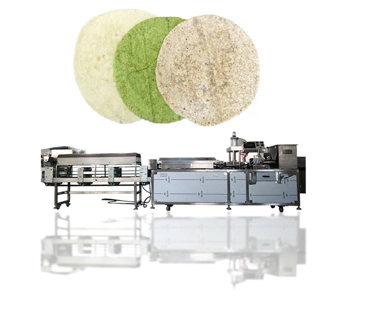 Chrome Plated Roller Pita / Tortilla Production Line Speed 3 - 20m/Min