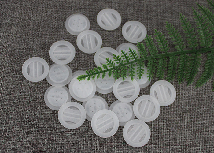 Eco Friendly PE Clear One Way Degassing Valve Adhere To Coffee Foil Flat Bottom Bags