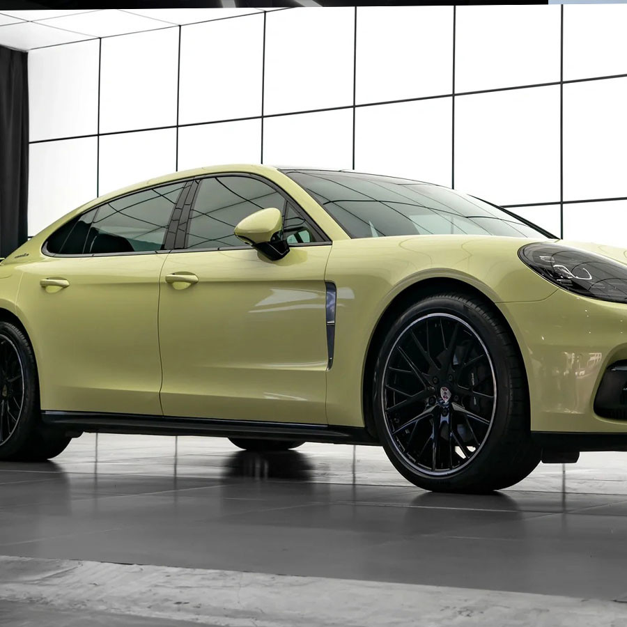 Hydrophobic Yellow 60in x 50ft Car Matte Paint Protection Film for Vehicle Wrap
