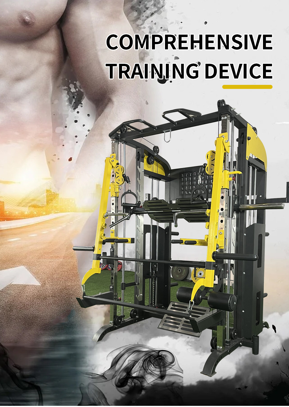 Fitness Equipment Squat Multi-Function Trainer Smith Machine Smith Fitness Equipment