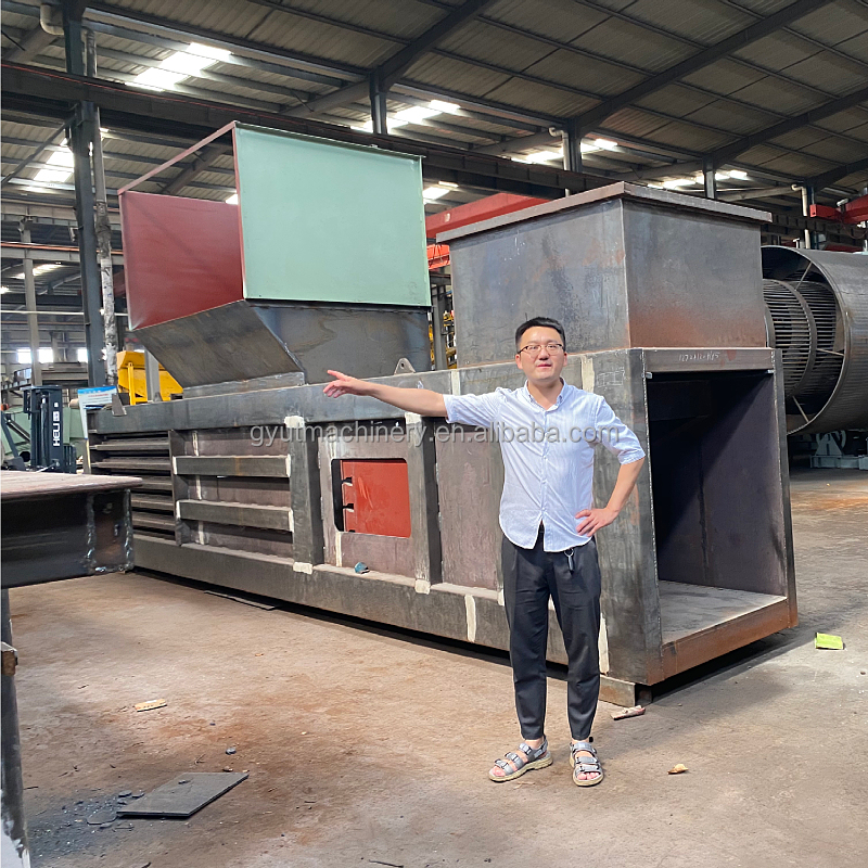 Baling Packing Automatic Horizontal Hydraulic Alfalfa Hay Sawdust Rice Husk Cotton Seed Baler Press Machine