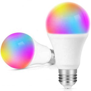 Voice Control Wifi Smart LED Light Bulb RGB Energy Saving Dimming Multicolor