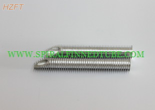 Spiral Finned Copper Tubing For LED Heat Radiator , Extruded Fin Tube