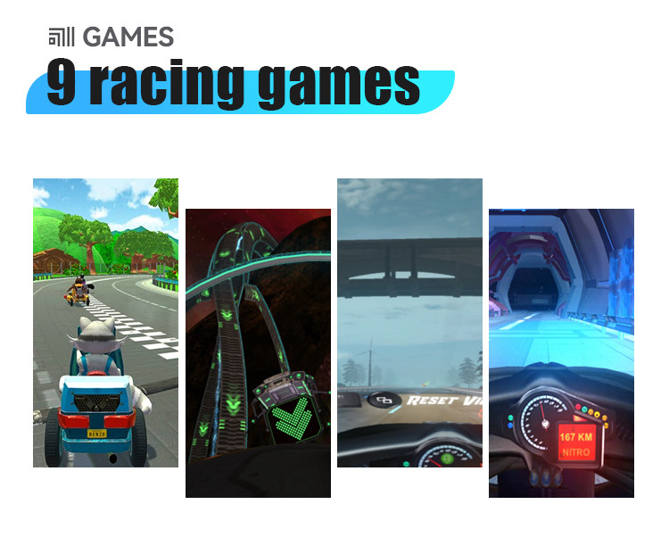 3 Dof Motion 9D VR Motorcycle Driving Racing Simulator For Shopping Mall